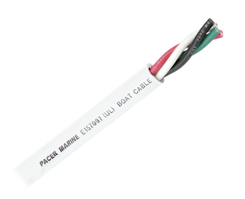 White Round Boat Cable 8 AWG