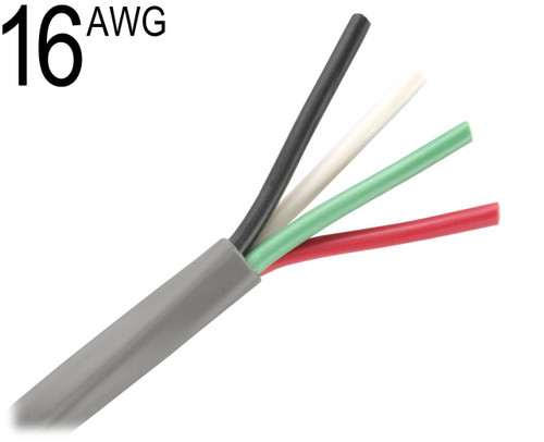 16 AWG Multi-conductor Cable Unshielded, 4 Conductor
