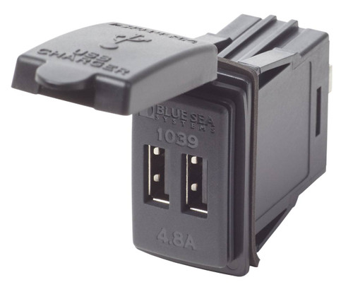 Fast Charge - Dual USB Charger Switch Mount (ES-1039)