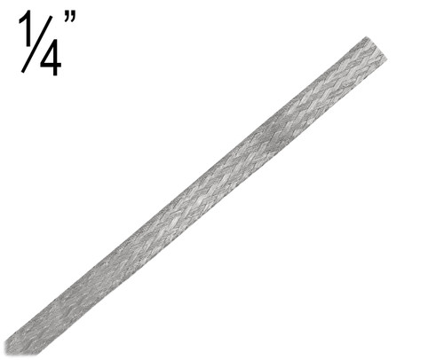 Flat Braided Cable, 1/4 inch