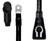 2 AWG, Black, Battery Cables with boot