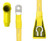 1/0 AWG, Yellow, Battery Cables with boot
