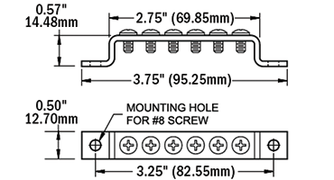 Non-insulated bus bar