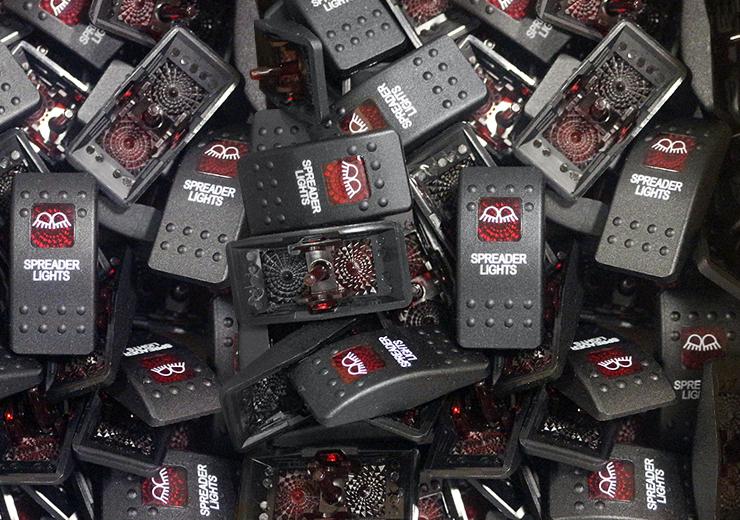 Actuators in a pile Actuators in a pile
