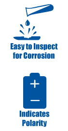 benefits of translucent insulation include visual inspection for corrosion and visual indication of polarity.