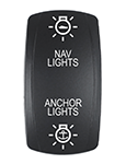 Navigation anchor switch cover
