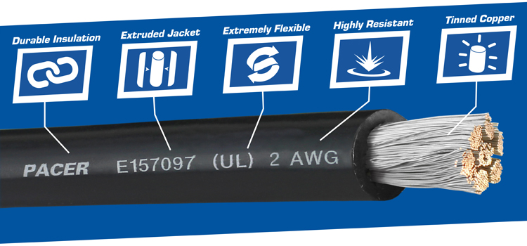Pacer Group Marine Battery Cable is Superior Pacer Group Marine Battery Cable is Superior