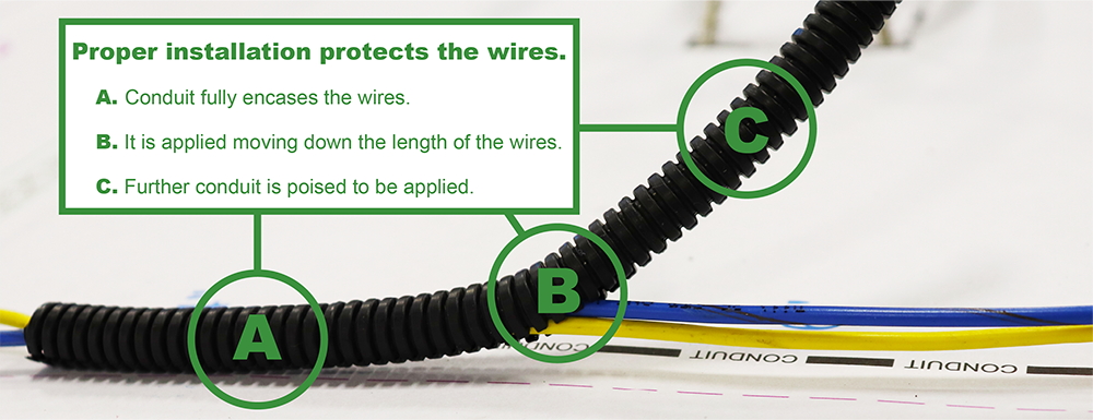 Slit conduit applications Slit conduit applications