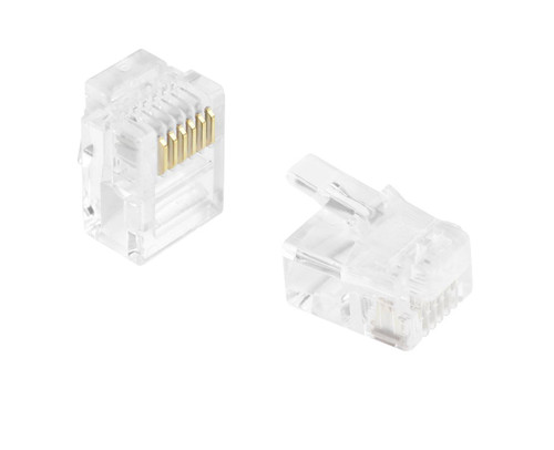 RJ25 - 6 Position Modular Plug (25 PACK)