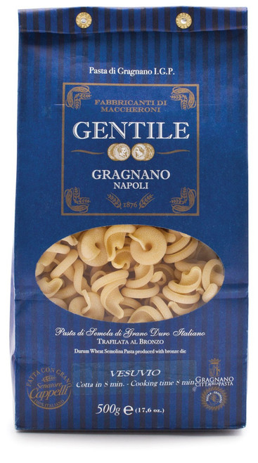 Pasta Vesuvio,  Gentile, Gragnano-Napoli, 1.1 lb (500 g)