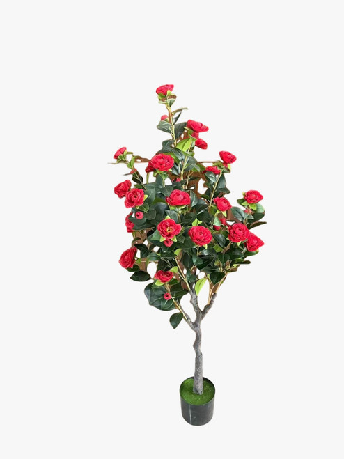 Pink Rose Artificial Tree - 5ft