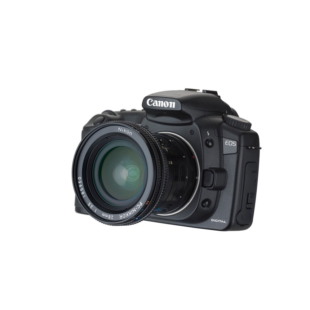 Adapter Nikon-lens to Canon-EOS-body