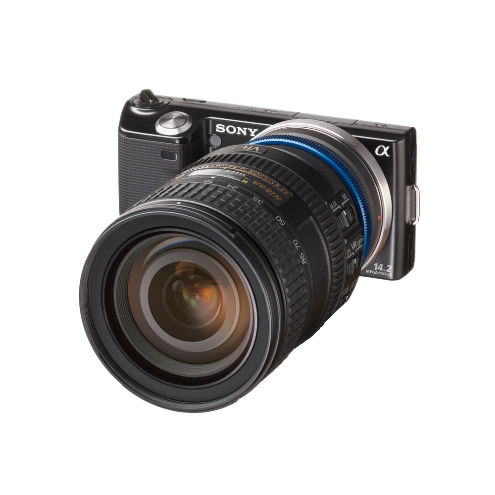 Adapter Nikon lenses to Sony E-Mount camera