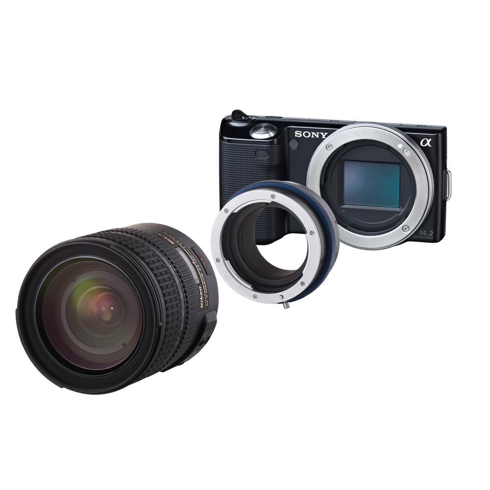 Adapter Nikon lenses to Sony E-Mount camera