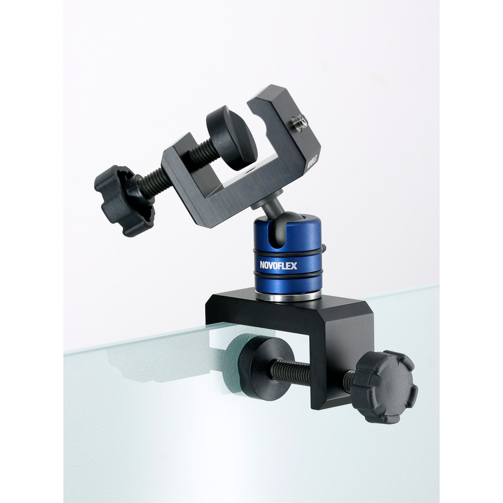 Universal clamp mount max. clamp width 42mm/1.65“ with 1/4" screw