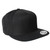 Black Flatbill Embroidered Hat