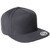 Charcoal Flatbill Embroidered Hat