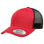 Red / White Trucker Snapback Cap – Classic Style - Embroidered