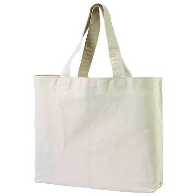 Augusta Jumbo Tote — 100% Cotton — Custom Decoration Included