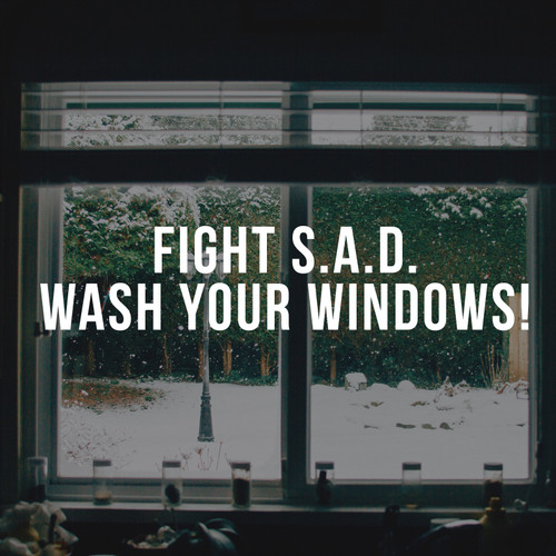 Fight S.A.D. Wash your Windows!