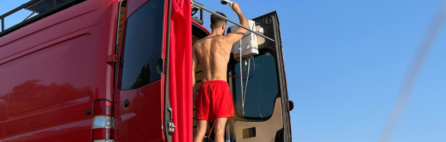 How to Get Hot Water for a Camp Shower Without Electricity Eccotemp