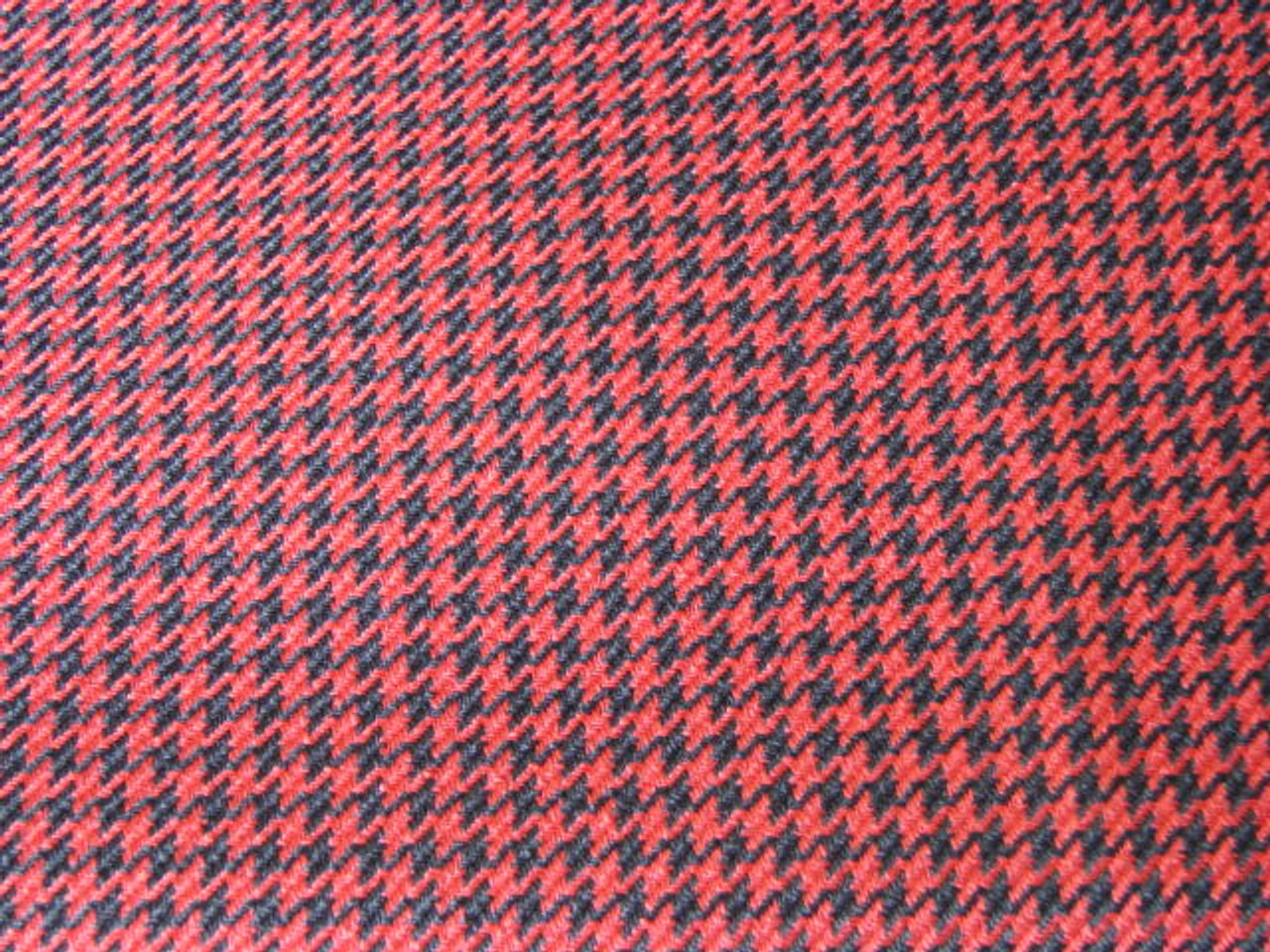 Houndstooth Black/Red