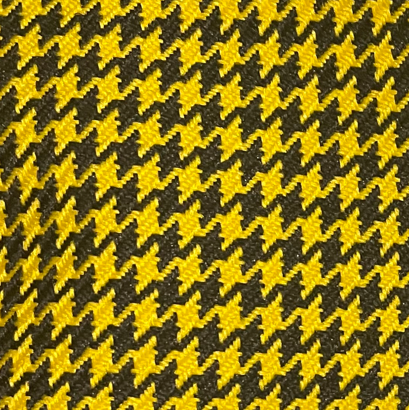 Houndstooth Black/Yellow
