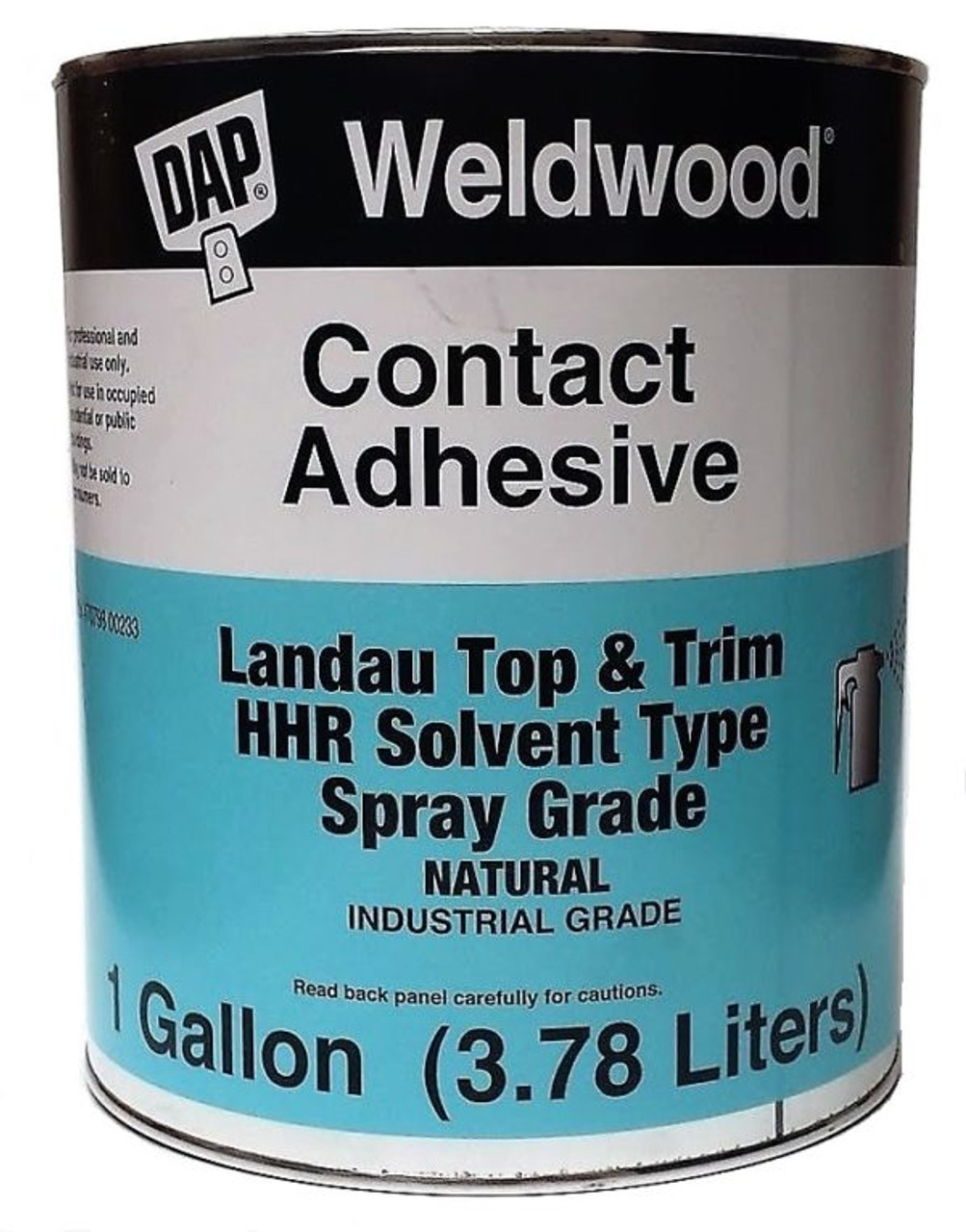 1 Gal. DAP Weldwood HHR Contact Cement and Professional Spray Gun