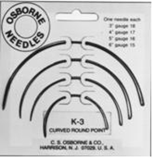 6 Curved Round Point Needle