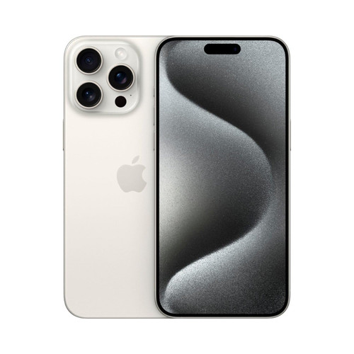 Apple iPhone 15 Pro 256GB White Titanium — Unlocked | Open Box | 1-Year Warranty