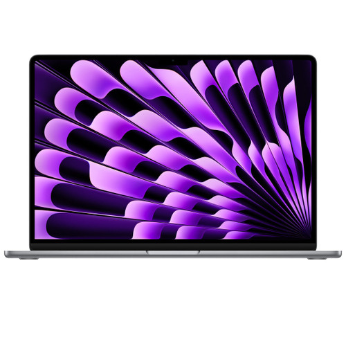 Apple MacBook Air 15-inch M3 in Space Gray — front view