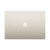 Apple MacBook Air 15-inch M4 in Starlight, closed top view