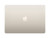 Apple MacBook Air 15-inch M3 in Starlight — closed top view