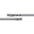 Apple MacBook Air 15-inch M3 in Space Gray — ports and side profile