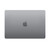 Apple MacBook Air 15-inch M3 in Space Gray — closed top view