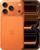Cosmic Orange iPhone 17 Pro rear camera close-up.