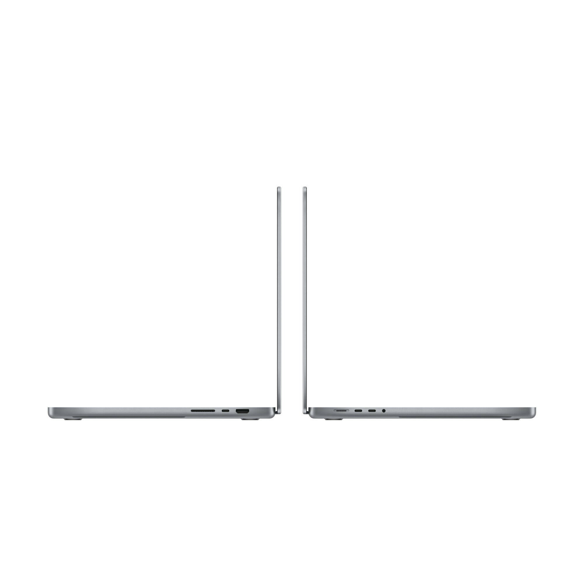 MacBook Pro 16 side view ports MagSafe HDMI SD card Thunderbolt