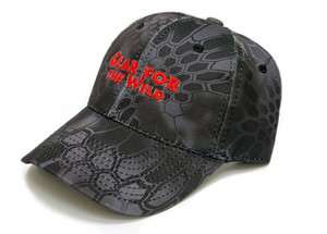 Logo Ball Cap, Kryptek Typhon Black