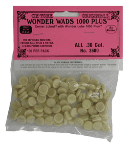 M-loader Original Wonder Wads - .36cal 100pk M-loader Original Wonder Wads - .36cal 100pk