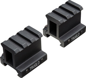 Truglo 2-piece Picatinny Riser - Mount 1" Rise 1.36" Length Truglo 2-piece Picatinny Riser - Mount 1" Rise 1.36" Length