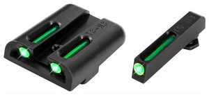 Truglo Sight Set For Glock - 9mm/.40 Tritium/fiber Optic Gr