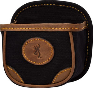 Browning Lona Canvas Shell Box - Carrier Black/brown Browning Lona Canvas Shell Box - Carrier Black/brown