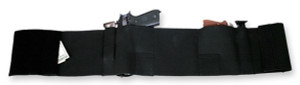Bulldog Belly Wrap Holster Blk - X-large  Holds 2 Guns & 2 Mags