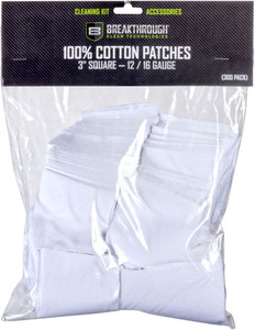 Breakthrough Cleaning Patches - 3" Square .12/.16 Ga 50 Pack Breakthrough Cleaning Patches - 3" Square .12/.16 Ga 50 Pack