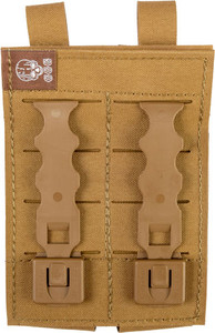 Grey Ghost Double Pistol Magna - Mag Pouch Laminate Coyote Brn Grey Ghost Double Pistol Magna - Mag Pouch Laminate Coyote Brn