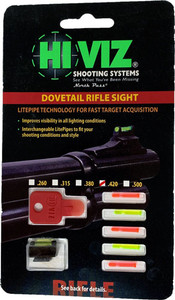 Hiviz Rifle Front Sight For - 3/8" Dovetail .420"