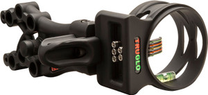 Truglo Bow Sight Carbon Xs - Xtreme 5-pin .019dia Black