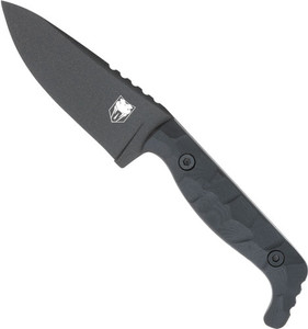 Cobratec Kingpin 4" Fixed Bld - Black D2 Steel W/kydex Sheath Cobratec Kingpin 4" Fixed Bld - Black D2 Steel W/kydex Sheath