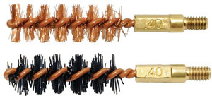 Otis Bore Brush .40 Cal 2-pk - 1-nylon 1-bronze 8-32 Thread Otis Bore Brush .40 Cal 2-pk - 1-nylon 1-bronze 8-32 Thread