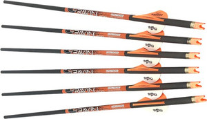 Ravin Xbow Arrow Carbon W/2" - Offset Vanes 400gr .003" 6pk*